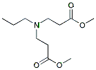 Molecular structure of the compound: N-(3-Methoxy-3-oxopropyl)-N-propyl-&szlig;-alanine methyl ester