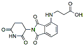 Molecular structure of the compound: Pomalidomide-C2-acid