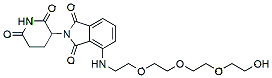 Molecular structure of the compound: Pomalidomide-PEG3-OH