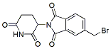 Molecular structure of the compound: 5-(Bromomethyl)-2-(2,6-dioxopiperidin-3-yl)isoindoline-1,3-dione