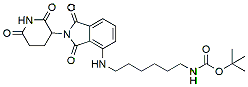 Molecular structure of the compound: Pomalidomide-C6-NH-Boc