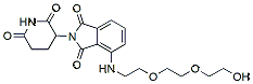 Molecular structure of the compound: Pomalidomide-PEG2-OH