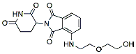 Molecular structure of the compound: Pomalidomide-PEG1-OH