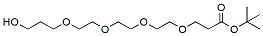 Molecular structure of the compound: t-butyl-ester-PEG4-(CH2)3OH