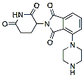 Molecular structure of the compound: Thalidomide-piperazine, HCl salt