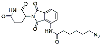 Molecular structure of the compound: Pomalidomide-amido-C5-azide
