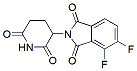 Molecular structure of the compound: 4,5-difluor-thalidomide