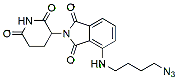 Molecular structure of the compound: Pomalidomide-C4-azide