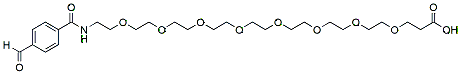 Molecular structure of the compound: Ald-Ph-PEG8-acid
