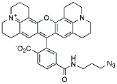 Molecular structure of the compound: ROX azide, 6-isomer