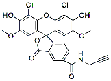 Molecular structure of the compound: JOE alkyne, 6-isomer