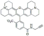 Molecular structure of the compound: ROX alkyne, 6-isomer
