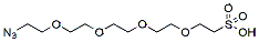 Molecular structure of the compound: Azide-PEG4-sulfonic acid
