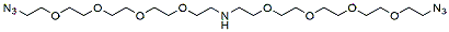 Molecular structure of the compound: NH-bis(PEG4-azide)