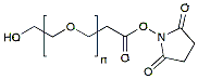 Molecular structure of the compound: HO-PEG-NHS ester, MW 5,000