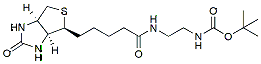 Molecular structure of the compound: N-Boc-Biotinylethylenediamine