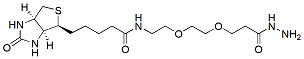 Molecular structure of the compound: Biotin-PEG2-Hydrazide