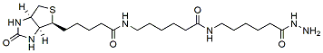 Molecular structure of the compound: Biotin-XX hydrazide