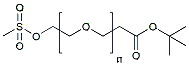 Molecular structure of the compound: Mesylate-PEG-t-butyl ester, MW 2,000