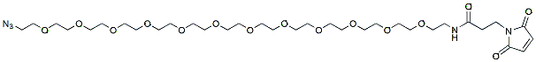 Molecular structure of the compound: Azido-PEG12-Maleimide Kit