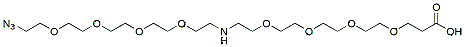 Molecular structure of the compound: N-(Azido-PEG4)-N-(PEG4-Acid)