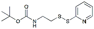 Molecular structure of the compound: Tert-butyl (2-(pyridin-2-yldisulfanyl)ethyl)carbamate