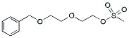 Molecular structure of the compound: Benzyl-PEG3-Ms
