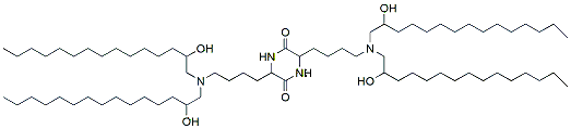 Molecular structure of the compound: cKK-E15 (solution in ethanol)