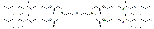 Molecular structure of the compound: Lipid AX4 (solution methyl acetate)