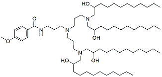 Molecular structure of the compound: AA-T3A-C12 (solution in ethanol)