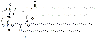 Molecular structure of the compound: Diphosphatidylglycerol (16:0)