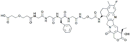 Molecular structure of the compound: Acid-GGFG-Dxd