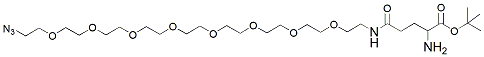 Molecular structure of the compound: D-Glu-OtBu-PEG8-azide