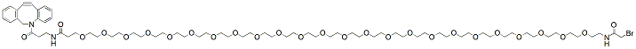 Molecular structure of the compound: Bromoacetamido-PEG24-amido-DBCO