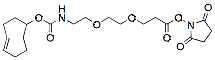Molecular structure of the compound: TCO-PEG2-NHS ester