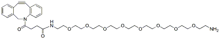 Molecular structure of the compound: DBCO-PEG8-amine