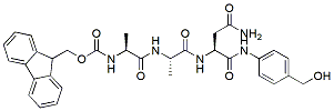 Molecular structure of the compound: Fmoc-Ala-Ala-Asn-PAB