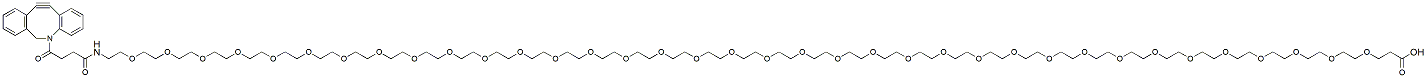 Molecular structure of the compound: DBCO-PEG36-acid