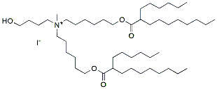 Molecular structure of the compound: Q1-ALC-0315 (iodide, solution in ethanol)