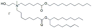 Molecular structure of the compound: Q1-SM-102 (iodide, solution in ethanol)