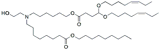 Molecular structure of the compound: Lipid 7-1 (solution in ethanol)