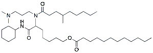 Molecular structure of the compound: H1L1A1B3 (solution in ethanol)