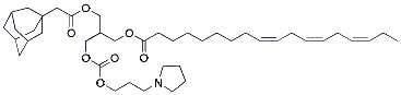 Molecular structure of the compound: 1-A-N (solution in ethanol)