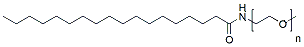 Molecular structure of the compound: Stearic acid-mPEG, MW 2,000