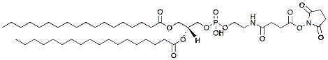 Molecular structure of the compound: DSPE-NHS