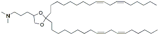 Molecular structure of the compound: DLin-K-C3-DMA