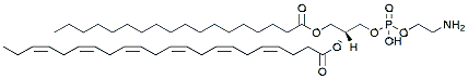 Molecular structure of the compound: 18:0-22:6 PE