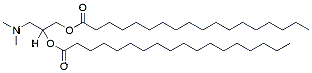 Molecular structure of the compound: 18:0 DAP
