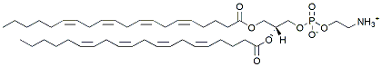 Molecular structure of the compound: 20:4 PE