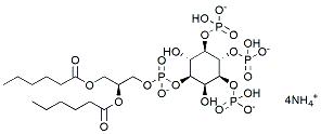 Molecular structure of the compound: 06:0 PI(3,4,5)P3